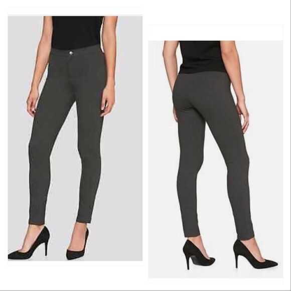 BANANA Republic 3 piece Mid rise Ponte Stretch Leggings in Black , Gray & Navy - Picture 8 of 12